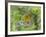 Yellow Warbler Male Building Nest,  Pt. Pelee National Park, Ontario, Canada-Arthur Morris-Framed Photographic Print