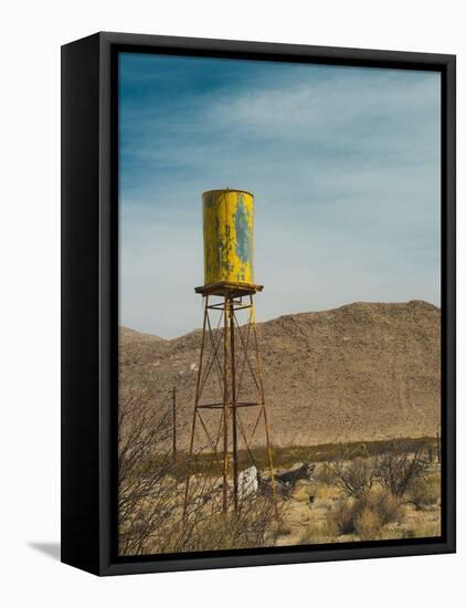 Yellow Water Tower I-Sonja Quintero-Framed Premier Image Canvas