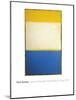 Yellow, White, Blue Over Yellow on Gray, 1954-Mark Rothko-Mounted Giclee Print