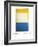 Yellow, White, Blue Over Yellow on Gray, 1954-Mark Rothko-Framed Giclee Print