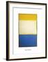 Yellow, White, Blue Over Yellow on Gray, 1954-Mark Rothko-Framed Art Print