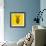 Yellow Zebra Mesh-Lisa Kroll-Framed Art Print displayed on a wall