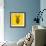 Yellow Zebra Mesh-Lisa Kroll-Framed Art Print displayed on a wall