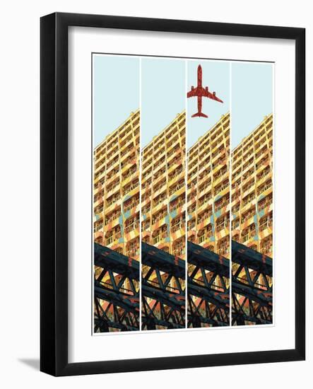 Yellow-HR-FM-Framed Art Print