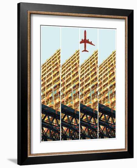 Yellow-HR-FM-Framed Art Print