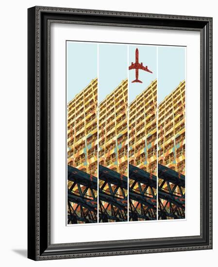 Yellow-HR-FM-Framed Art Print