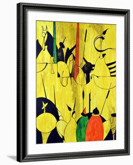 Yellow-Vaan Manoukian-Framed Art Print