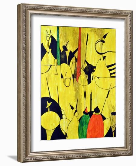 Yellow-Vaan Manoukian-Framed Art Print