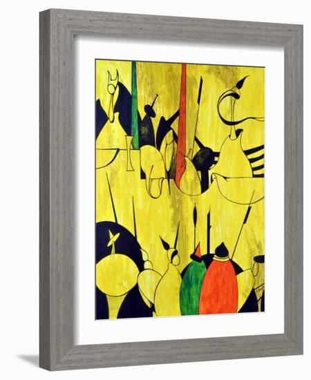 Yellow-Vaan Manoukian-Framed Art Print