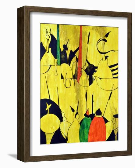 Yellow-Vaan Manoukian-Framed Art Print