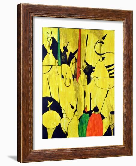 Yellow-Vaan Manoukian-Framed Art Print