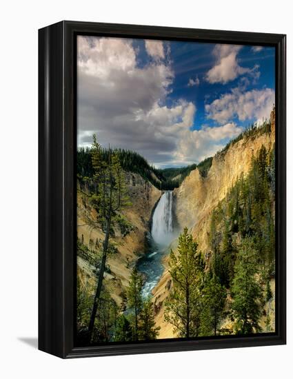 Yellowstone Falls-Ike Leahy-Framed Premier Image Canvas