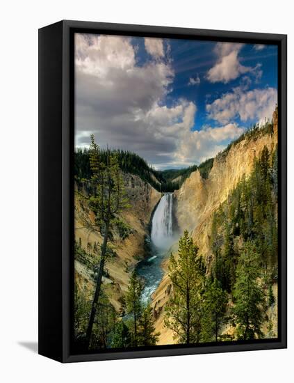 Yellowstone Falls-Ike Leahy-Framed Premier Image Canvas