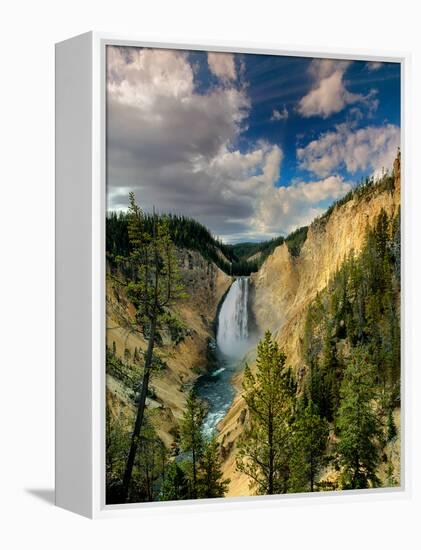 Yellowstone Falls-Ike Leahy-Framed Premier Image Canvas