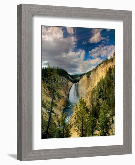 Yellowstone Falls-Ike Leahy-Framed Photographic Print