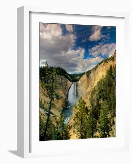 Yellowstone Falls-Ike Leahy-Framed Photographic Print