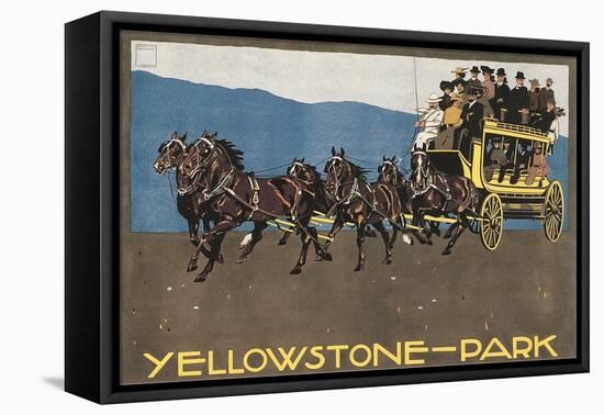 Yellowstone Horse-Drawn Charabanc-null-Framed Stretched Canvas