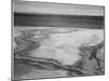 Yellowstone Lake-Hot Springs Overflow Yellowstone National Park Wyoming. 1933-1942-Ansel Adams-Mounted Art Print