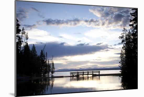 Yellowstone Lake In Yellowstone National Park, WY-Justin Bailie-Mounted Photographic Print