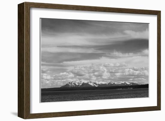 Yellowstone Lake Mt. Sheridan Yellowstone National Park Wyoming, Geology, Geological. 1933-1942-Ansel Adams-Framed Art Print