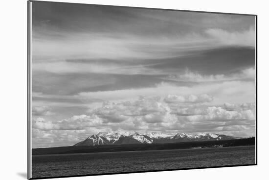 Yellowstone Lake Mt. Sheridan Yellowstone National Park Wyoming, Geology, Geological. 1933-1942-Ansel Adams-Mounted Art Print