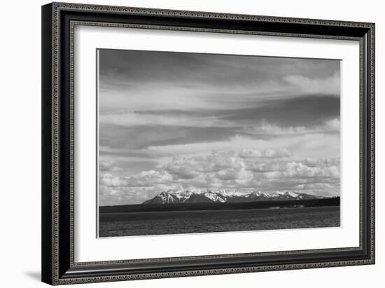 Yellowstone Lake Mt. Sheridan Yellowstone National Park Wyoming, Geology, Geological. 1933-1942-Ansel Adams-Framed Art Print