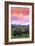 Yellowstone National Park - Bison and Sunset-Lantern Press-Framed Premium Giclee Print