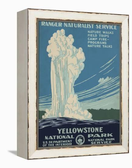 Yellowstone National Park, c.1938-null-Framed Stretched Canvas