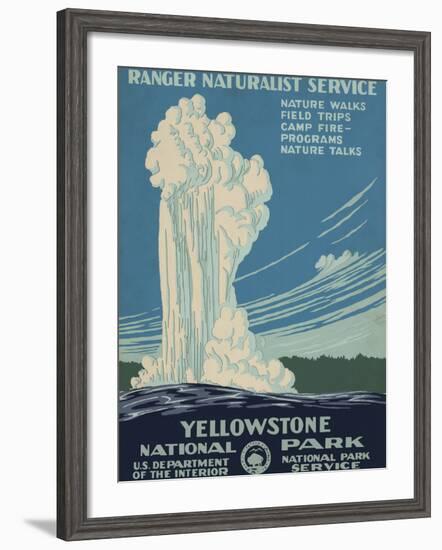 Yellowstone National Park, c.1938-null-Framed Giclee Print