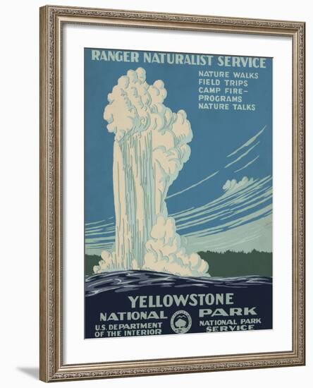 Yellowstone National Park, c.1938--Framed Giclee Print