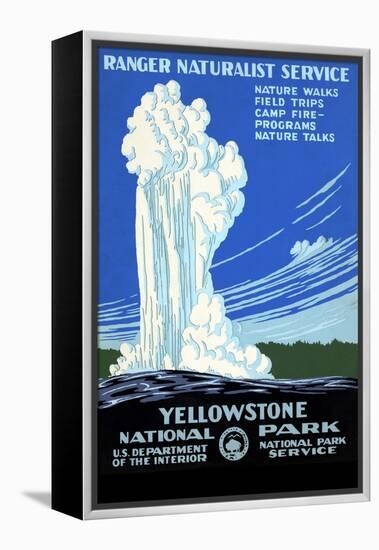 Yellowstone National Park, Ranger Naturalist Service-null-Framed Stretched Canvas