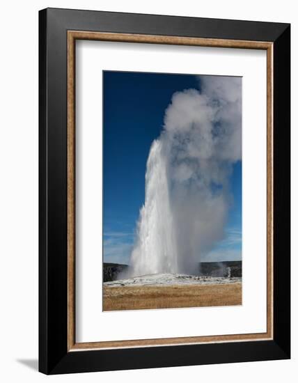 Yellowstone National Park, USA, Old Faithful.-Jolly Sienda-Framed Photographic Print