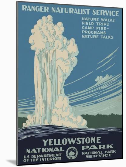 Yellowstone National Park-null-Mounted Art Print