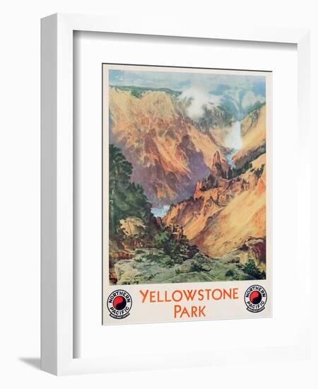 Yellowstone Park, 1934-Thomas Moran-Framed Giclee Print