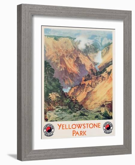 Yellowstone Park, 1934-Thomas Moran-Framed Giclee Print