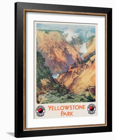 Yellowstone Park, 1934-Thomas Moran-Framed Giclee Print