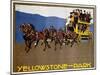 Yellowstone-Park Poster by Ludwig Hohlwein-swim ink 2 llc-Mounted Photographic Print