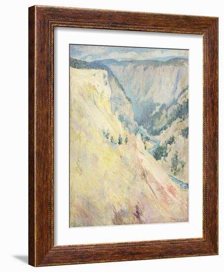 Yellowstone Park-John Henry Twachtman-Framed Giclee Print