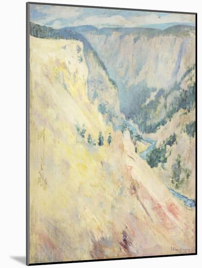 Yellowstone Park-John Henry Twachtman-Mounted Giclee Print