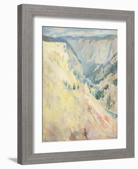 Yellowstone Park-John Henry Twachtman-Framed Giclee Print