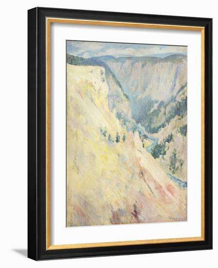 Yellowstone Park-John Henry Twachtman-Framed Giclee Print