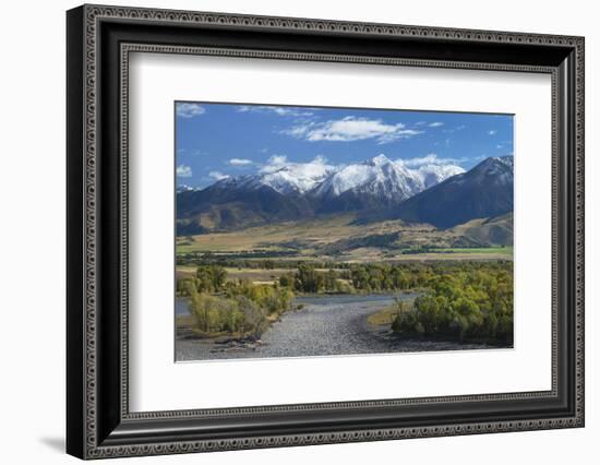 Yellowstone River, Absaroka Mountains, Montana.-Alan Majchrowicz-Framed Photographic Print