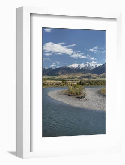 Yellowstone River, Absaroka Mountains, Montana.-Alan Majchrowicz-Framed Photographic Print