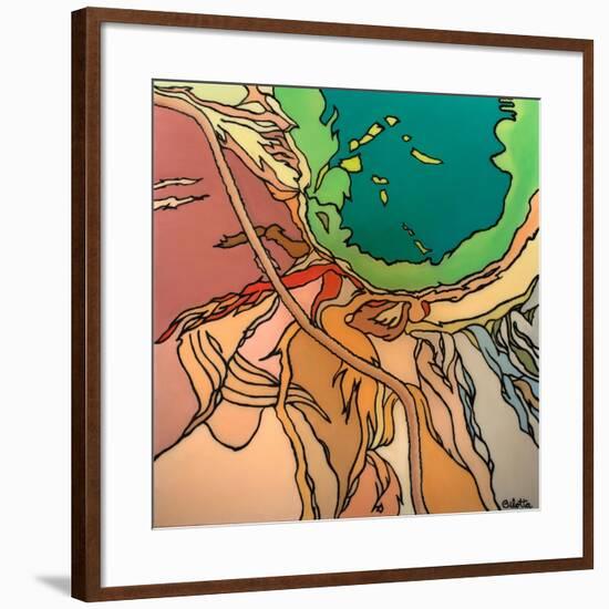 Yellowstone-Barbara Bilotta-Framed Art Print