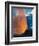 Yelowstone, Wy: White Dome Geyser Erupting with the Sun Setting Behind It-Brad Beck-Framed Photographic Print