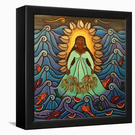 Yemaya, 2010-Laura James-Framed Premier Image Canvas