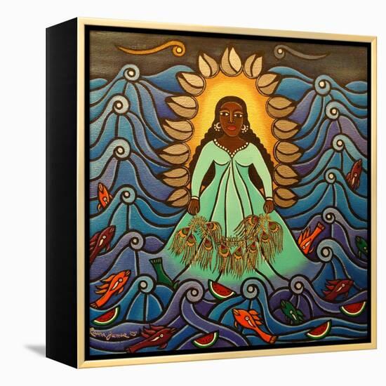 Yemaya, 2010-Laura James-Framed Premier Image Canvas