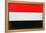 Yemen Flag Design with Wood Patterning - Flags of the World Series-Philippe Hugonnard-Framed Stretched Canvas