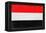 Yemen Flag Design with Wood Patterning - Flags of the World Series-Philippe Hugonnard-Framed Stretched Canvas