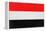 Yemen Flag Design with Wood Patterning - Flags of the World Series-Philippe Hugonnard-Framed Stretched Canvas